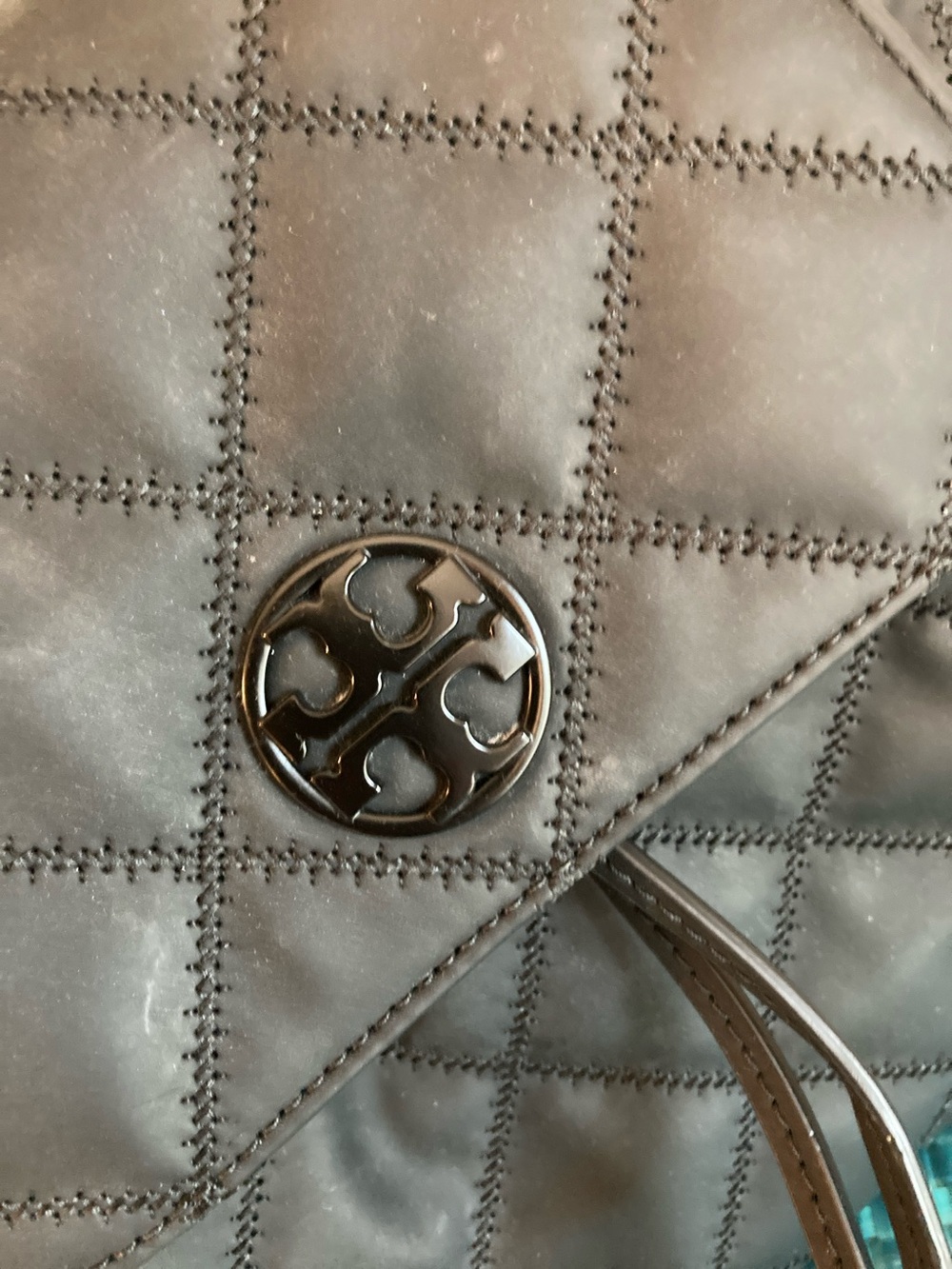 NWOT Tory Burch Quilted Black Leather Mini Backpack - Picture 3 of 13